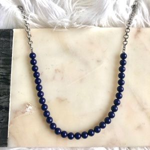 Lia Sophia Infinite me Necklace- Genuine Lapis